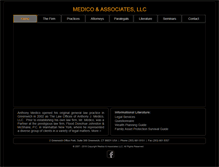 Tablet Screenshot of medicoandassociates.com